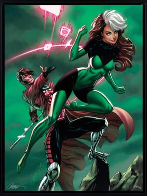 Uncanny X-Men: Rogue & Gambit Marvel Art Print Image
