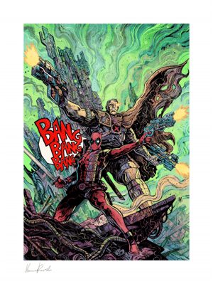 Deadpool & Cable Marvel Art Print Image