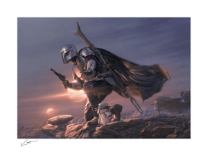 Din Djarin & Grogu: A Clan of Two Art Print