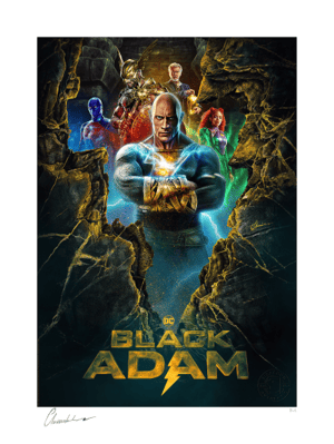 Black Adam Art Print
