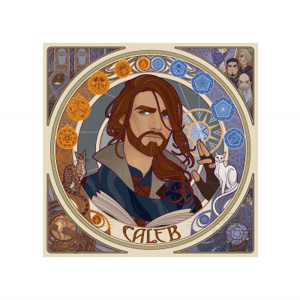 Mighty Nein Portrait Series: Caleb Critical Role Art Print Image