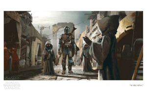 Searching Star Wars Art Print Image