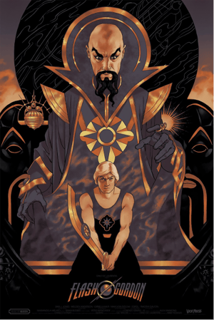 Flash Gordon Foil Variant Flash Gordon Art Print Image