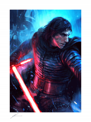 The Duel: Kylo Ren Art Print