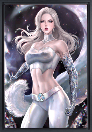 Emma Frost Marvel Art Print Image
