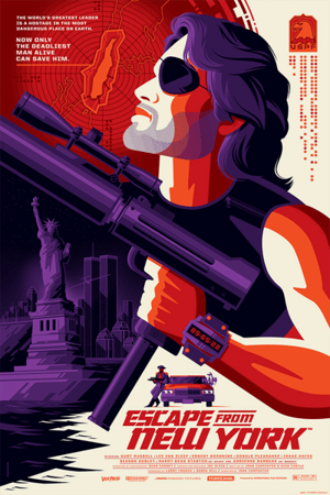 Escape From New York Art Print