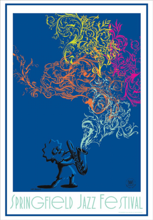 Springfield Jazz Festival Art Print