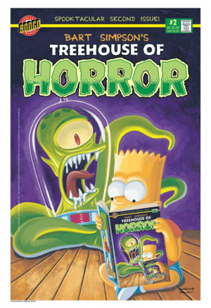 Treehouse of Horror #2 The Simpsons Art Print Image