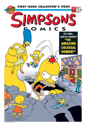 Simpsons Comics #1 The Simpsons Art Print Image