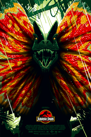 Jurassic Park – “No Wonder You’re Extinct” Jurassic Park Art Print Image