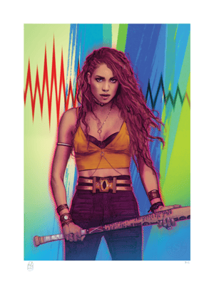 Birds of Prey: Black Canary Art Print
