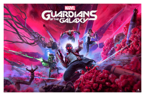 Guardians of the Galaxy (Game Art) Marvel Art Print Image