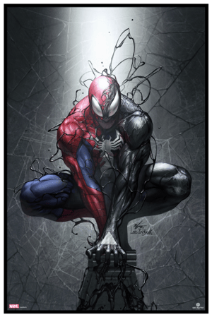 Symbiote Spider-Man #1 Marvel Art Print Image