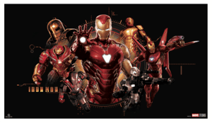 Iron Man Retrospective Art Print