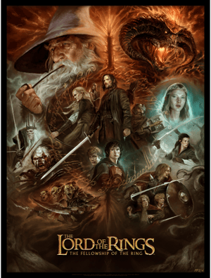 The Lord of the Rings: The Fellowship of the Ring The Lord of the Rings Movie Poster Image