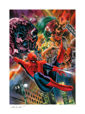 Spider-Man vs the Sinister Six Art Print