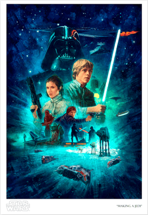 Making a Jedi Art Print