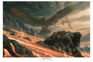 Salvation at Mt. Doom: Here at the End of All Things The Lord of the Rings Art Print Image