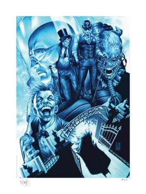 The Gates of Arkham DC Comics Art Print Image