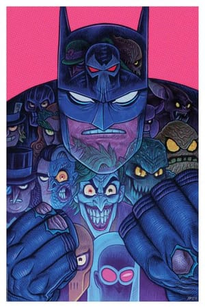 Batman & The Rogues Gallery DC Comics Art Print Image