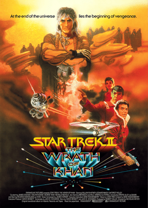 Star Trek II: The Wrath of Khan Editions Variant Star Trek Movie Poster Image
