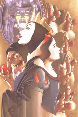 Once There Was A Princess Disney Art Print Image