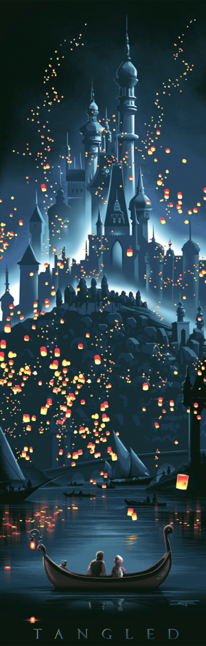 Tangled Disney Art Print Image