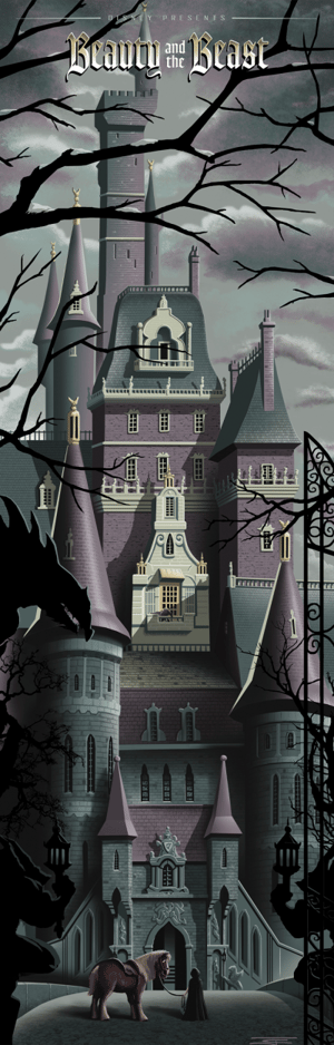 Beauty and the Beast Disney Art Print Image
