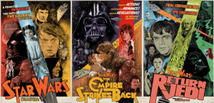 Star Wars: The Original Trilogy Set Star Wars Art Print Image