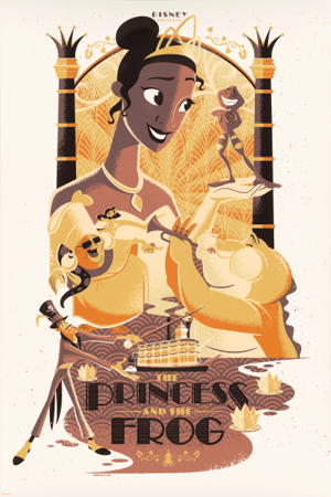 The Princess and the Frog Disney Movie Poster Image