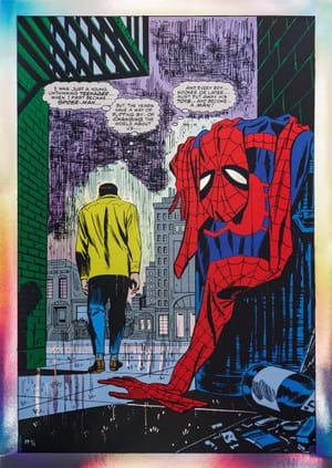 Spider-Man No More (Rainbow Foil Variant) Marvel Art Print Image