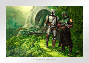 Brothers in Arms Star Wars Art Print Image