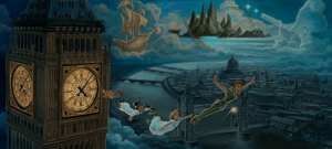 A Journey to Neverland Disney Art Print Image