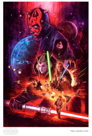 The Chosen One Star Wars Art Print Image