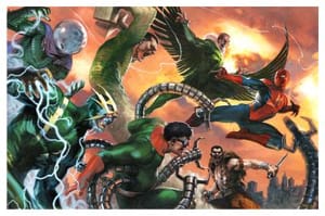 The Amazing Spider-Man vs Sinister Six Marvel Art Print Image