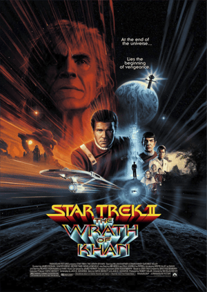 Star Trek II: The Wrath of Khan Star Trek Movie Poster Image