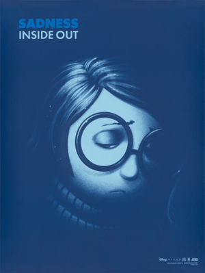 Sadness (Inside Out) Disney Art Print Image