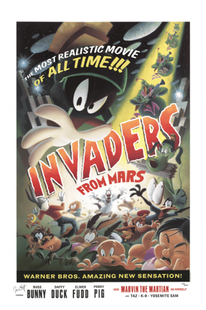 Invaders From Mars! Looney Tunes Movie Poster Image