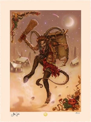 Krampusnacht Sideshow Originals Art Print Image