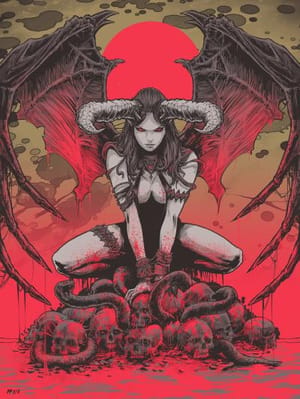 The Succubus Sideshow Originals Art Print Image