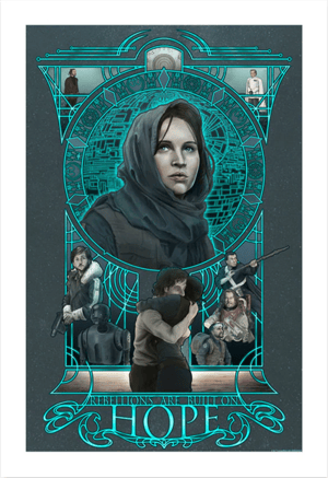 Built on Hope Star Wars Art Print Image