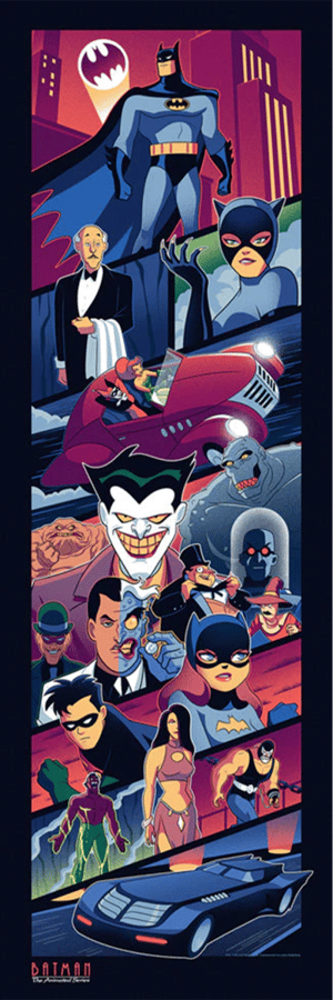 I am The Night DC Comics Art Print Image