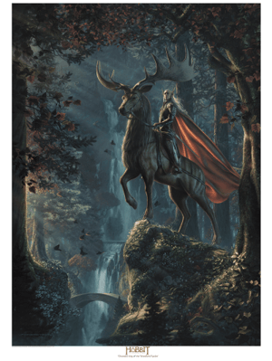 Thranduil: King of the Woodland Realm The Lord of the Rings Art Print Image