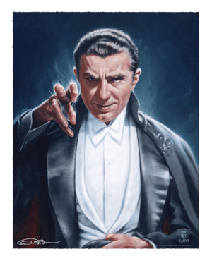 Count Dracula Universal Monsters Art Print Image