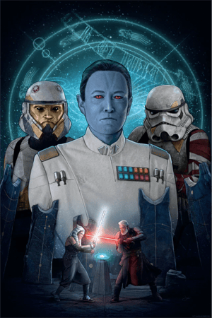 The Map to Grand Admiral Thrawn Star Wars Art Print Image