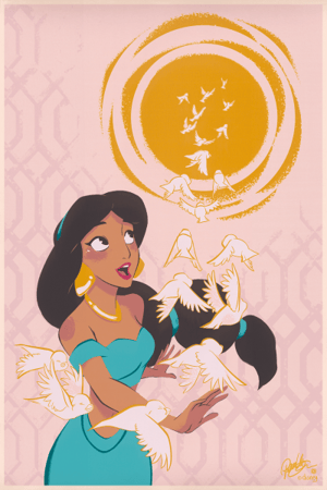Aladdin Disney Art Print Image