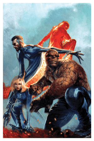 The Fantastic Four Marvel Art Print Image
