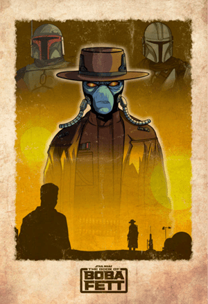Showdown in Freetown Star Wars Art Print Image