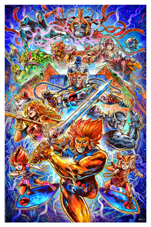 Let’s Go ThunderCats! ThunderCats Art Print Image