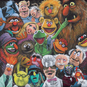 The Gang's All Here Disney Art Print Image